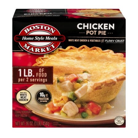 Boston Market chicken pot pie