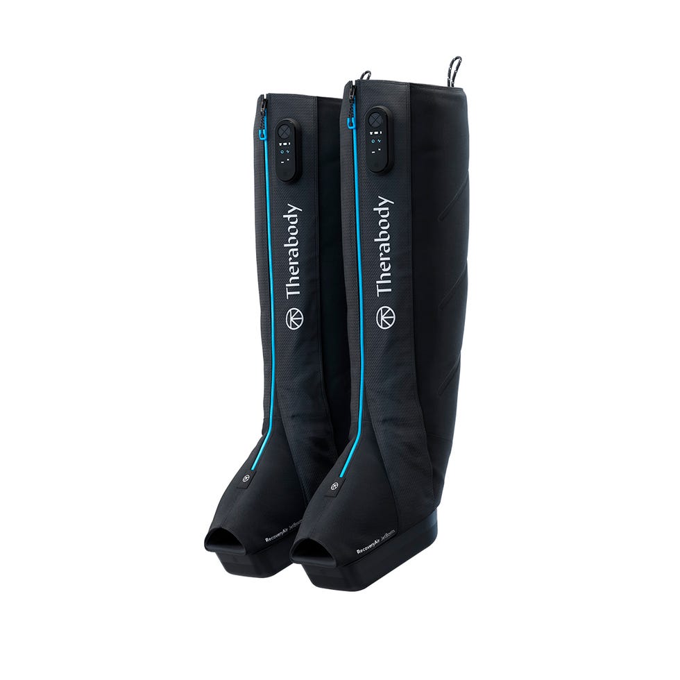 las botas de compresión neumática recoveryair jetboots de therabody
