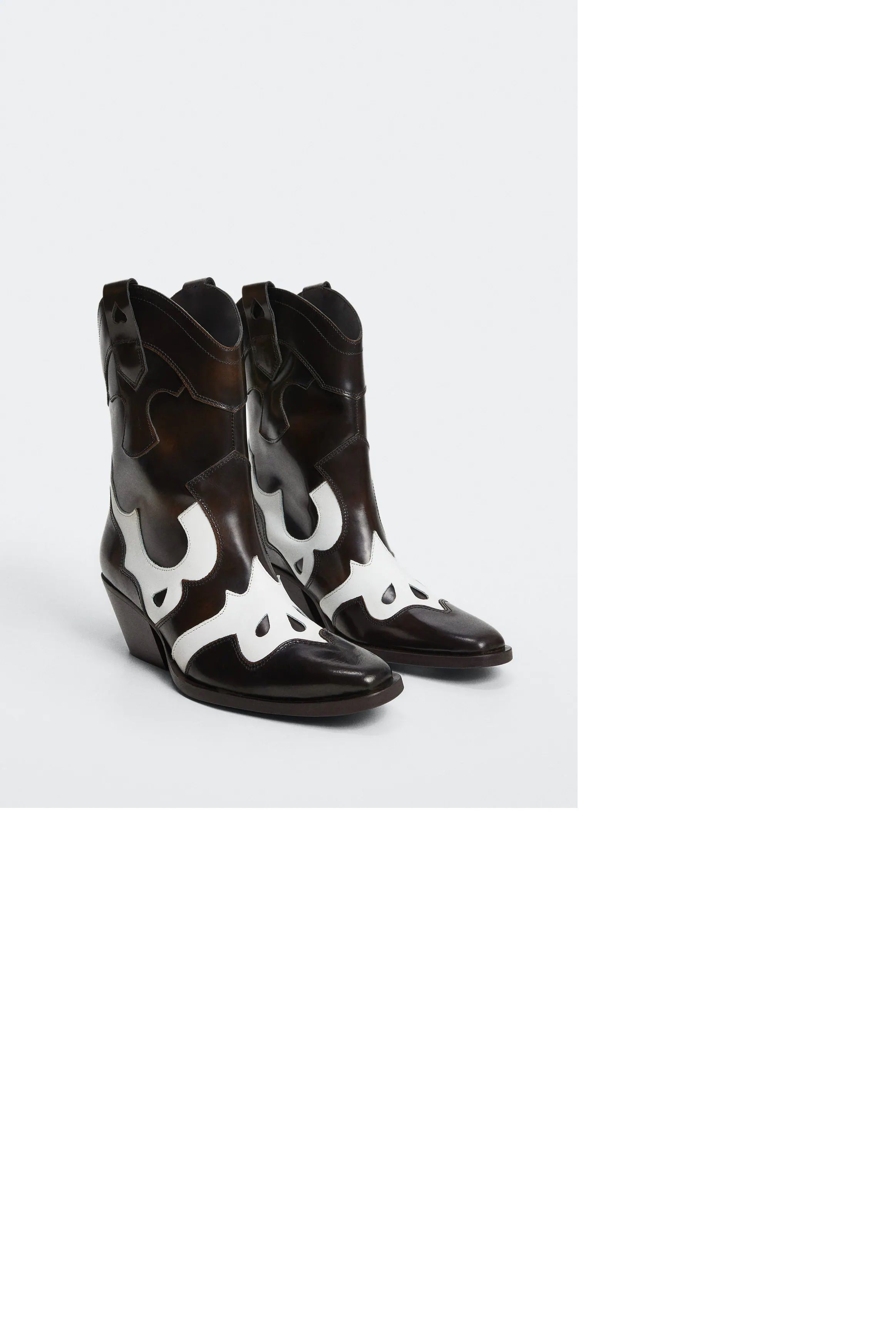 Botas cowboy negras online mango