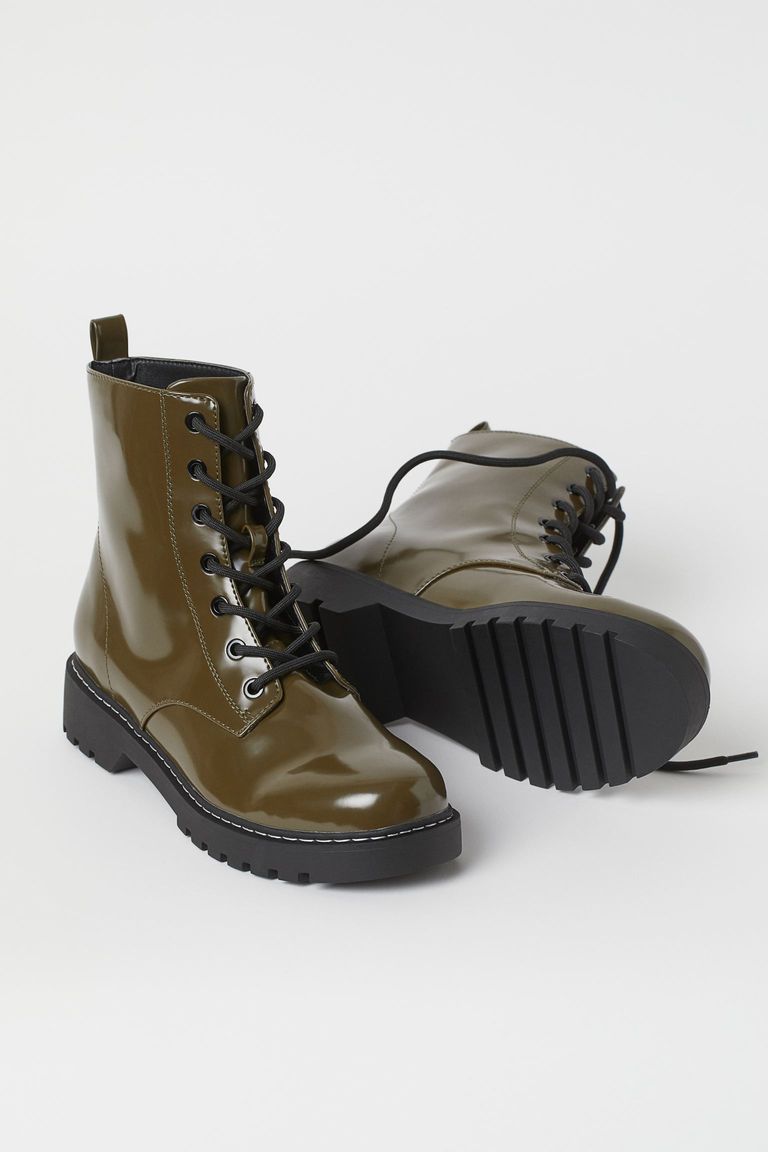 Botas estilo best sale militar mujer baratas