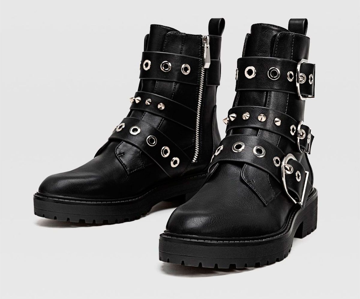 Botas negras stradivarius online 2019