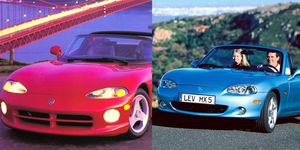 Why The NB Miata and Dodge Viper Look Similar
