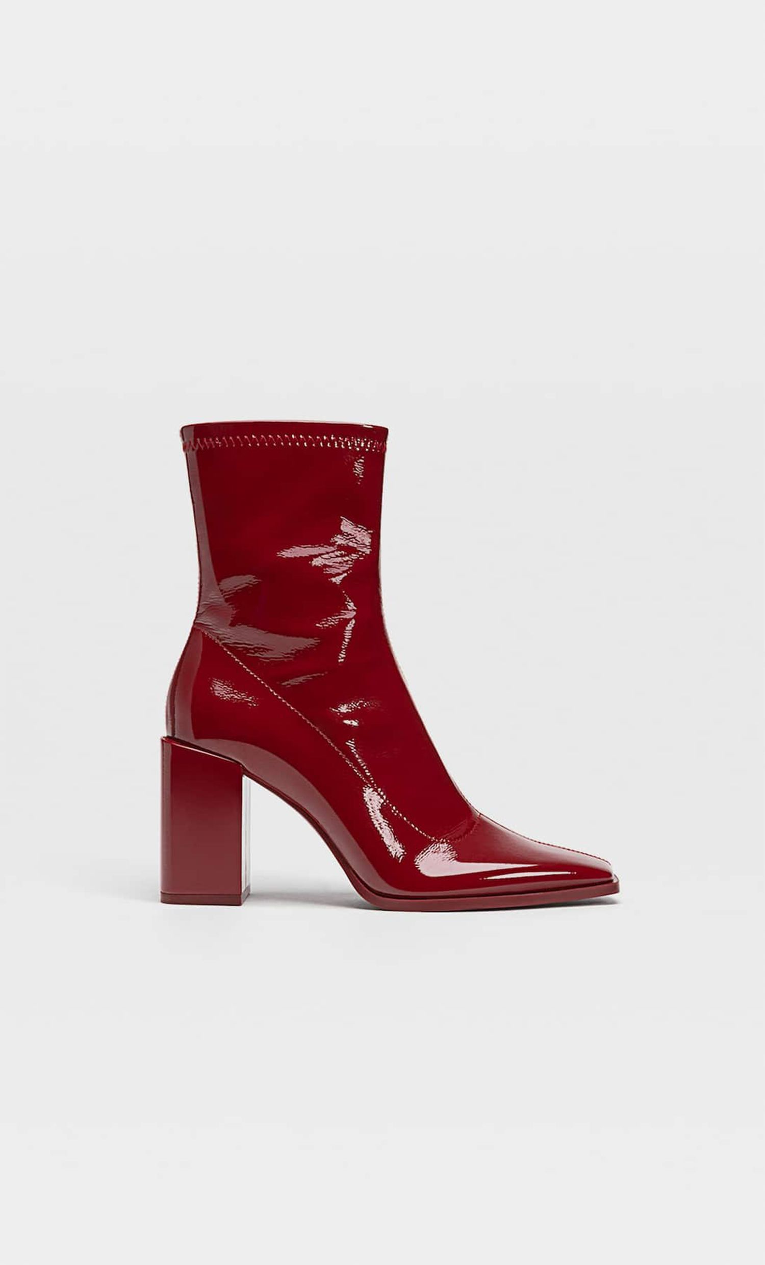 Botines rojos stradivarius new arrivals