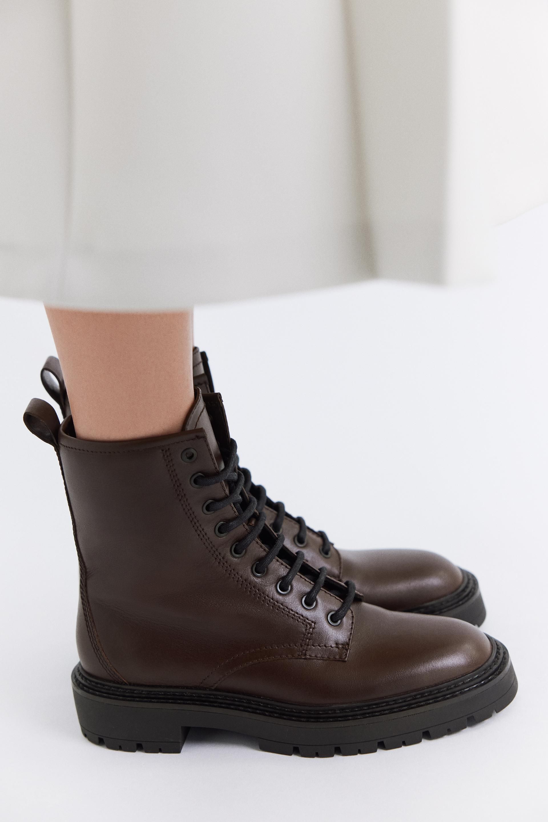 Botas militares mujer zara online