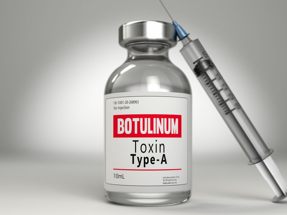 botulinum toxin type a bottle 3d render