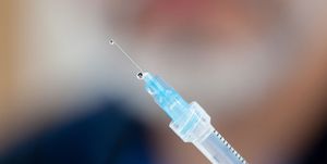 Botox syringe needle