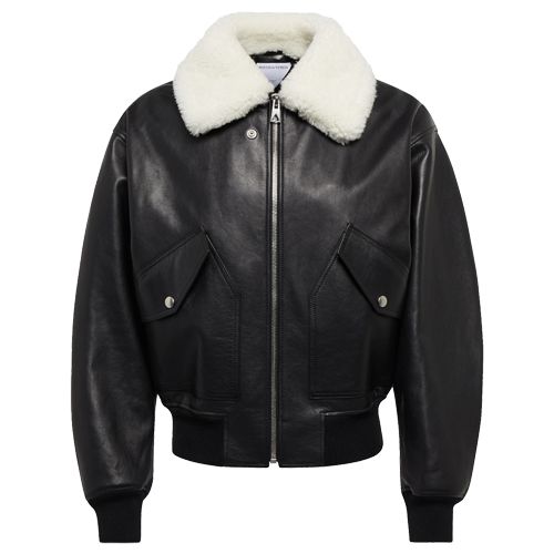Winter aviator leather jacket brown - Jacket - Warson Motors