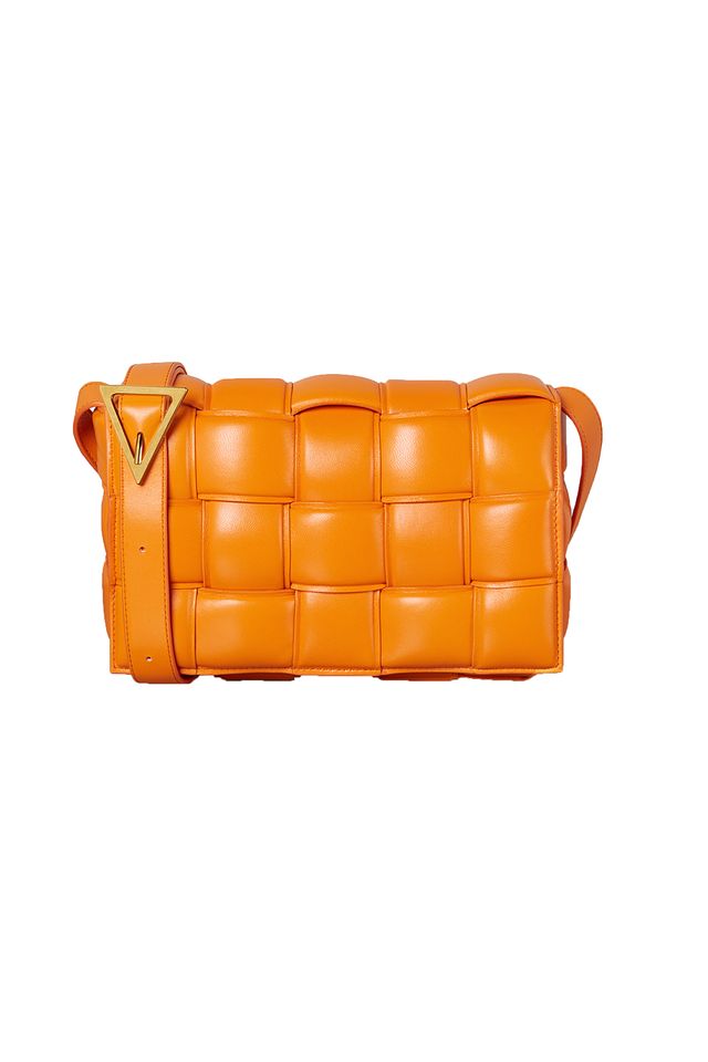 Bag, Orange, Tan, Yellow, Handbag, Leather, Shoulder bag, Fashion accessory, Beige, 