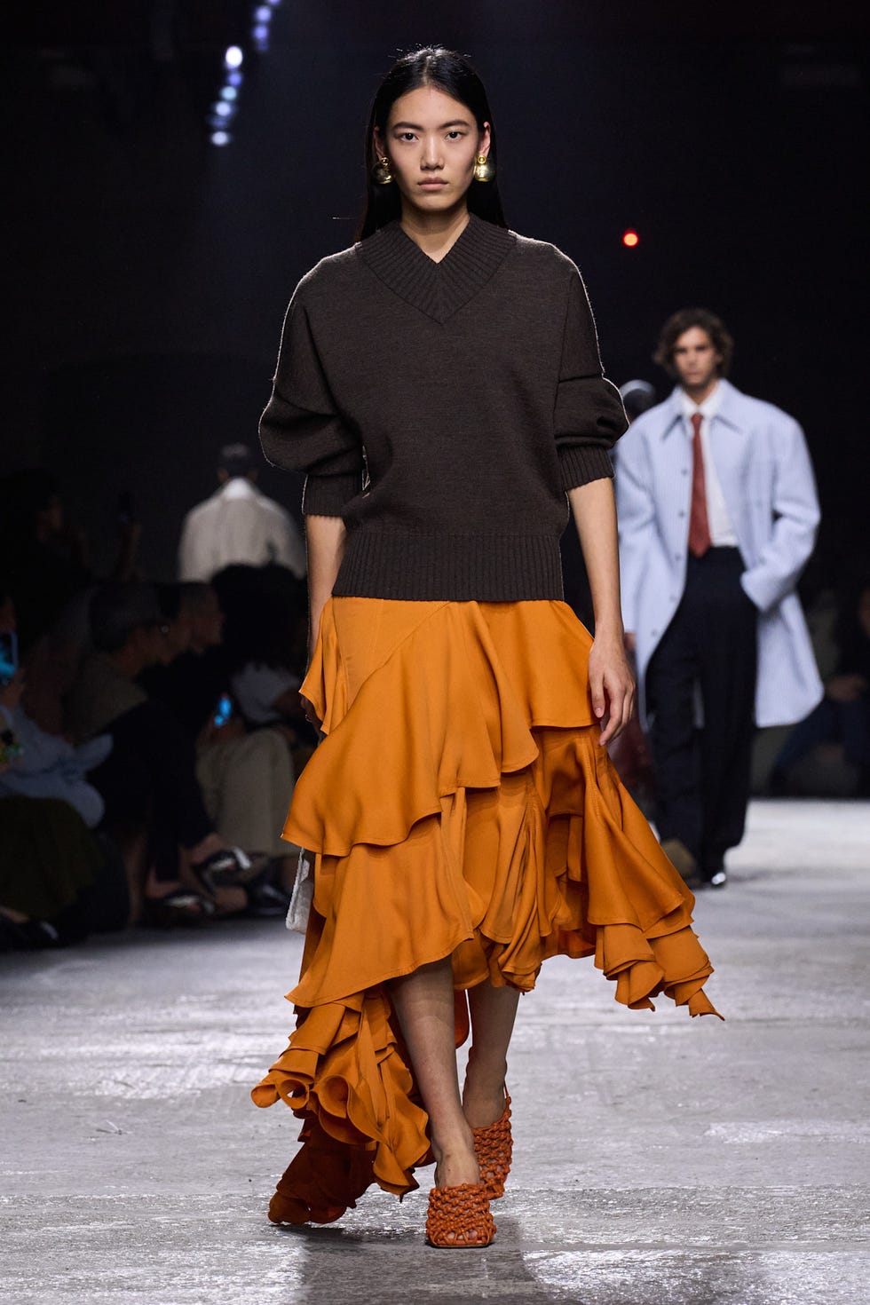 bottega veneta knotted leather sandals