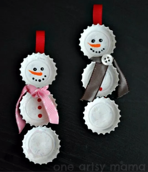 27 DIY Snowman Ornaments - How to Make Snowman Ornaments for Christmas