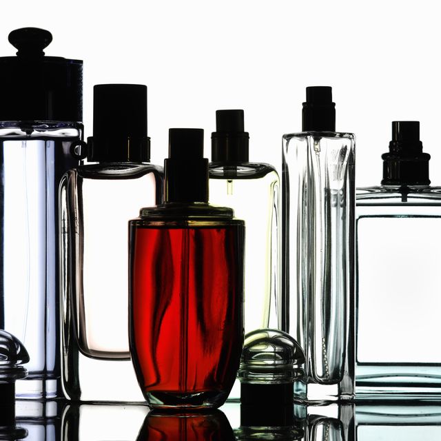 bottles of fragrances