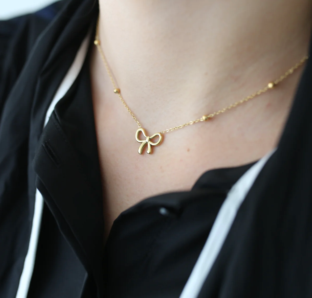 This Bow Necklace Is Going to Be the Star of Any Girl's Easter Basket