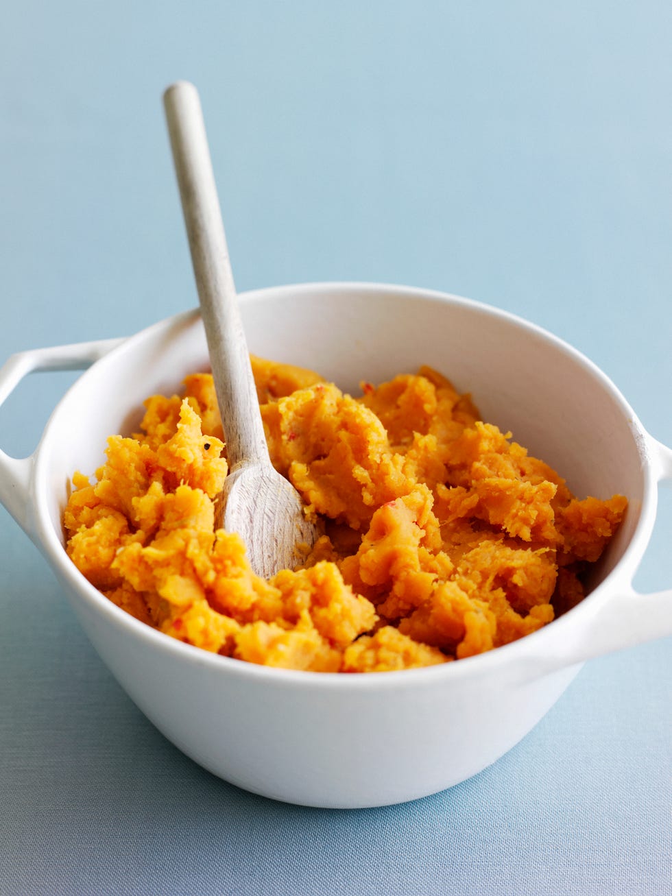 Bowl of mashed sweet potatoes