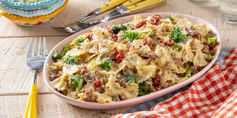 picnic side dishes bowtie pasta