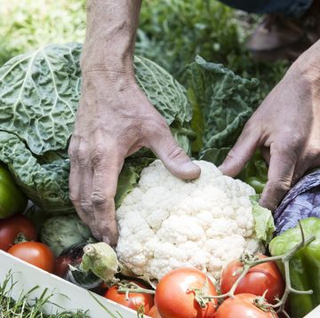 caja de verduras