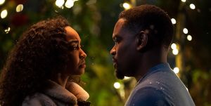leighanne pinnock's boxing day costar aml ameen wasn't sure about casting her until he saw one interview