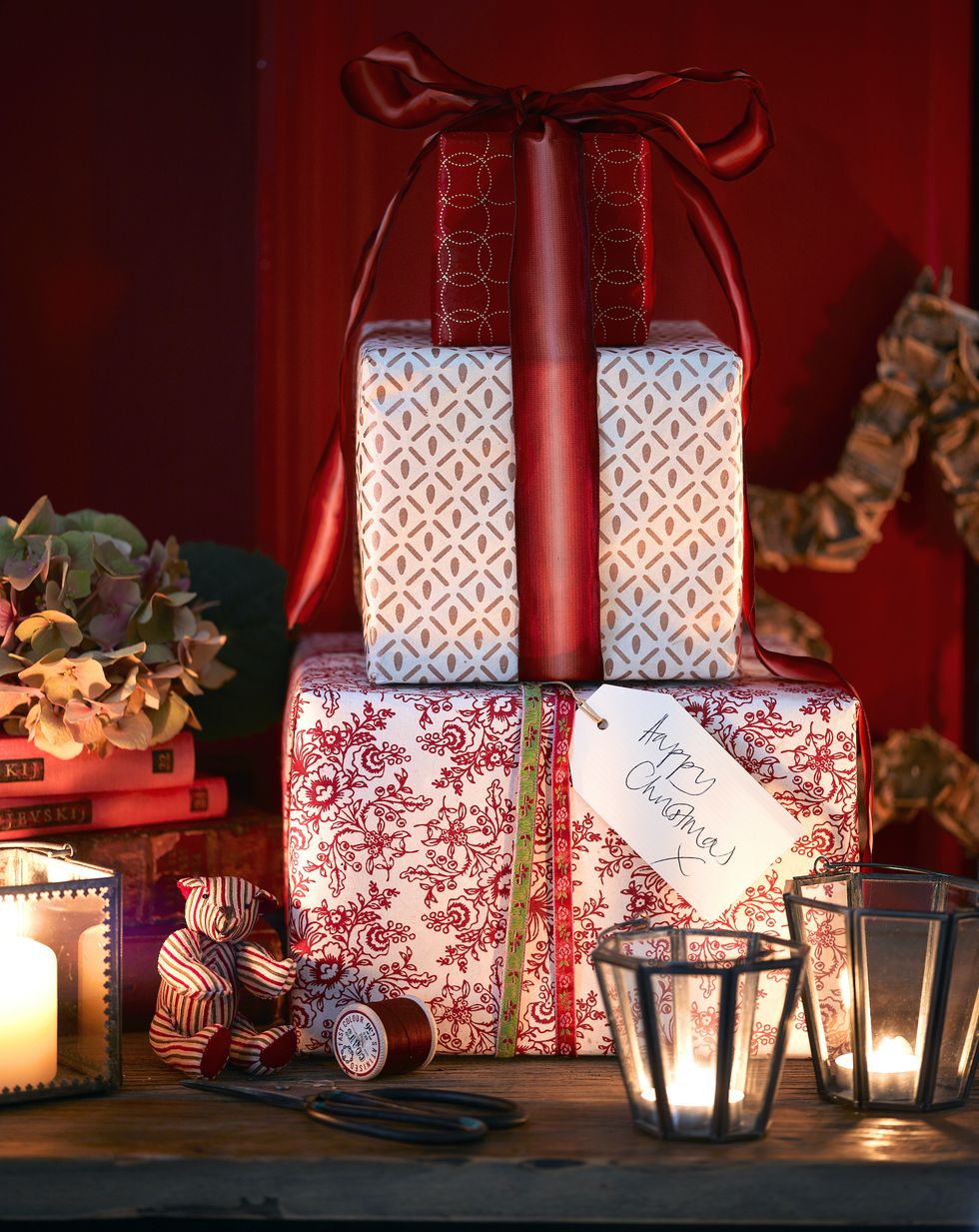 this season's most beautiful christmas schemes will transform your home with stylea time of giving presents wrapped in beautiful hand  printed paper and tied with gorgeous ribbons are wonderful to give and receive