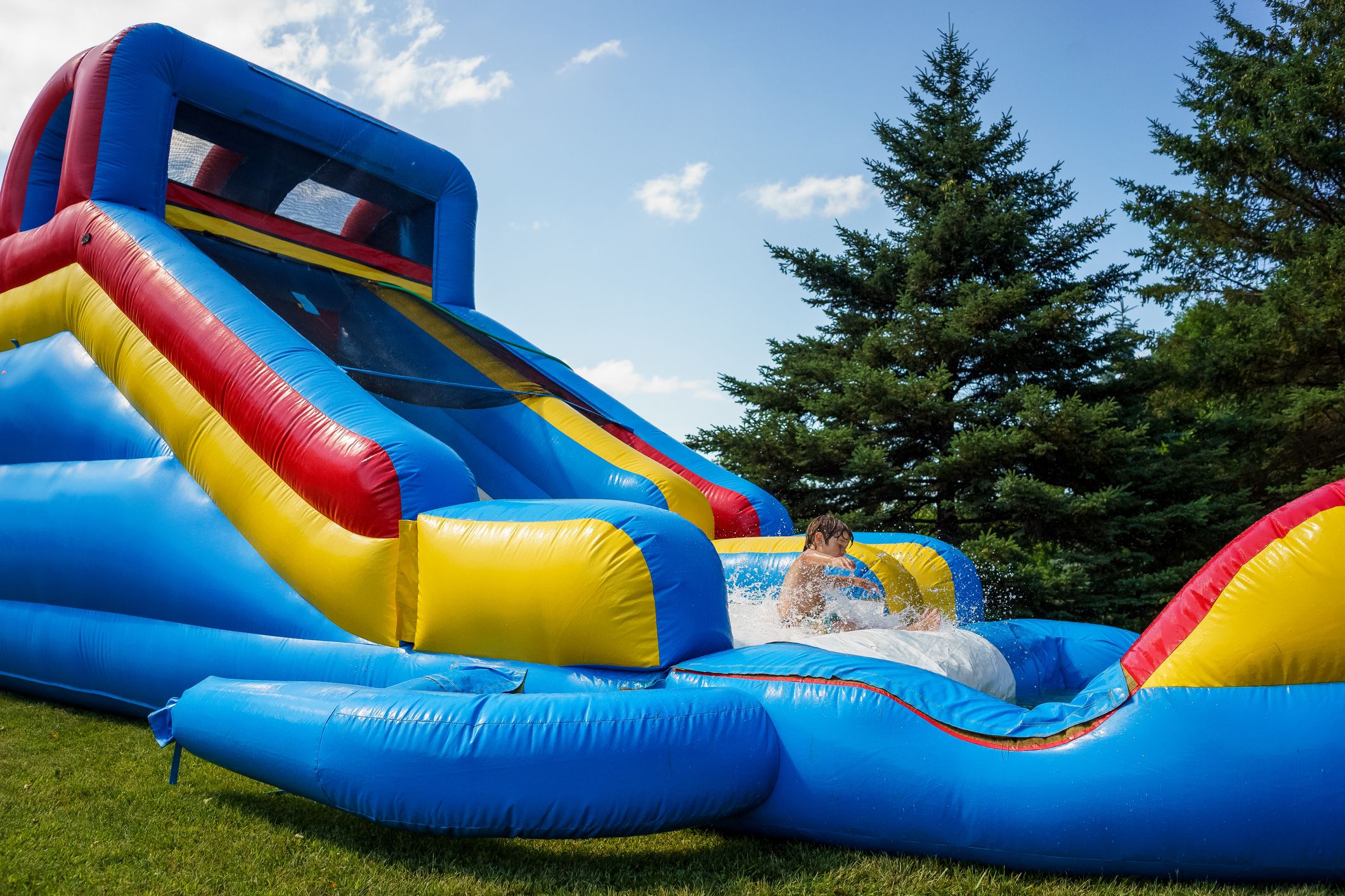 inflatable water playground