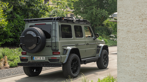 Brabus 800 4x4 Stealth Green: con lanchay reloj a juego