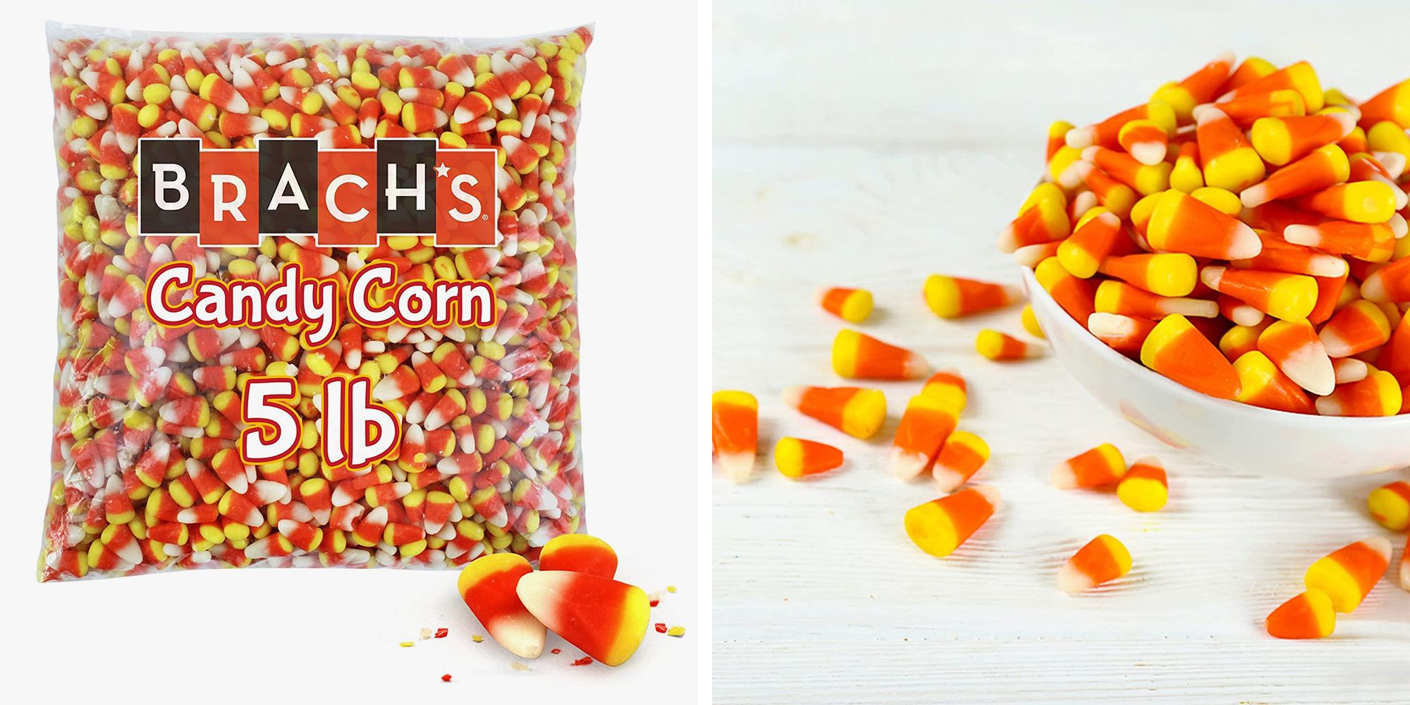 5) Bags Of Brach's Caramel Candy Corn 8 Oz YUMMY! @