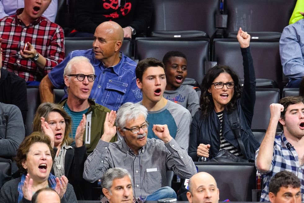 celebridades no jogo do Los Angeles Clippers