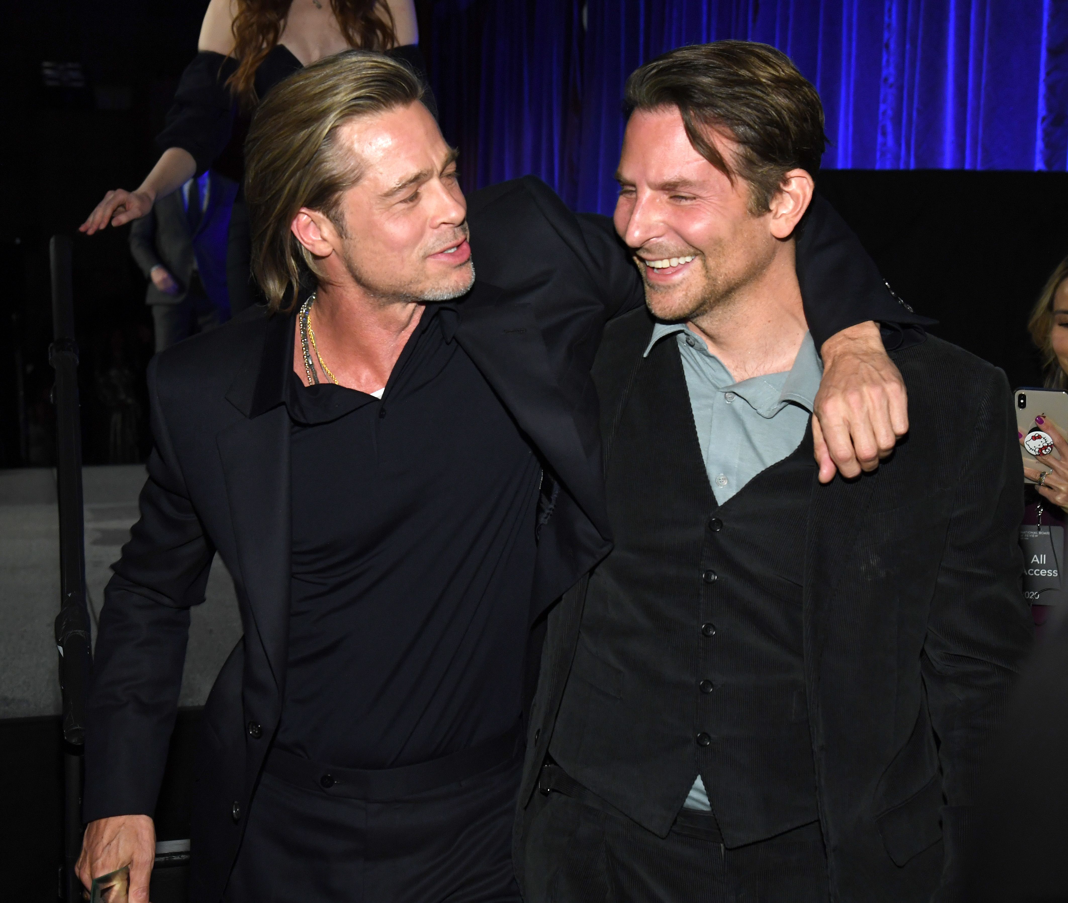 Brad Pitt Says Bradley Cooper Encouraged Him to Become Sober