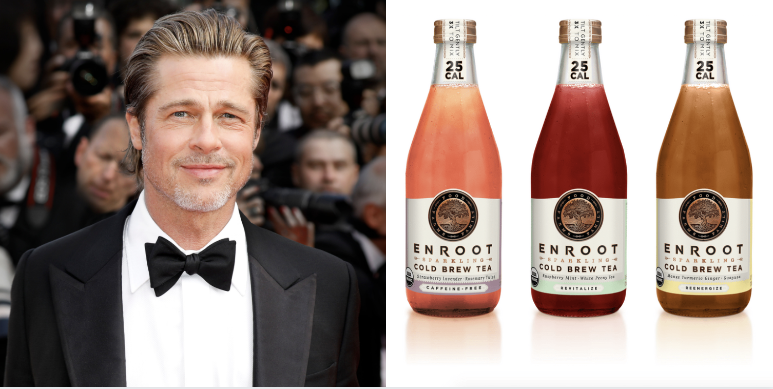 Brad Pitt Helped Launch A New Brand Of Sparkling Cold Brew Tea