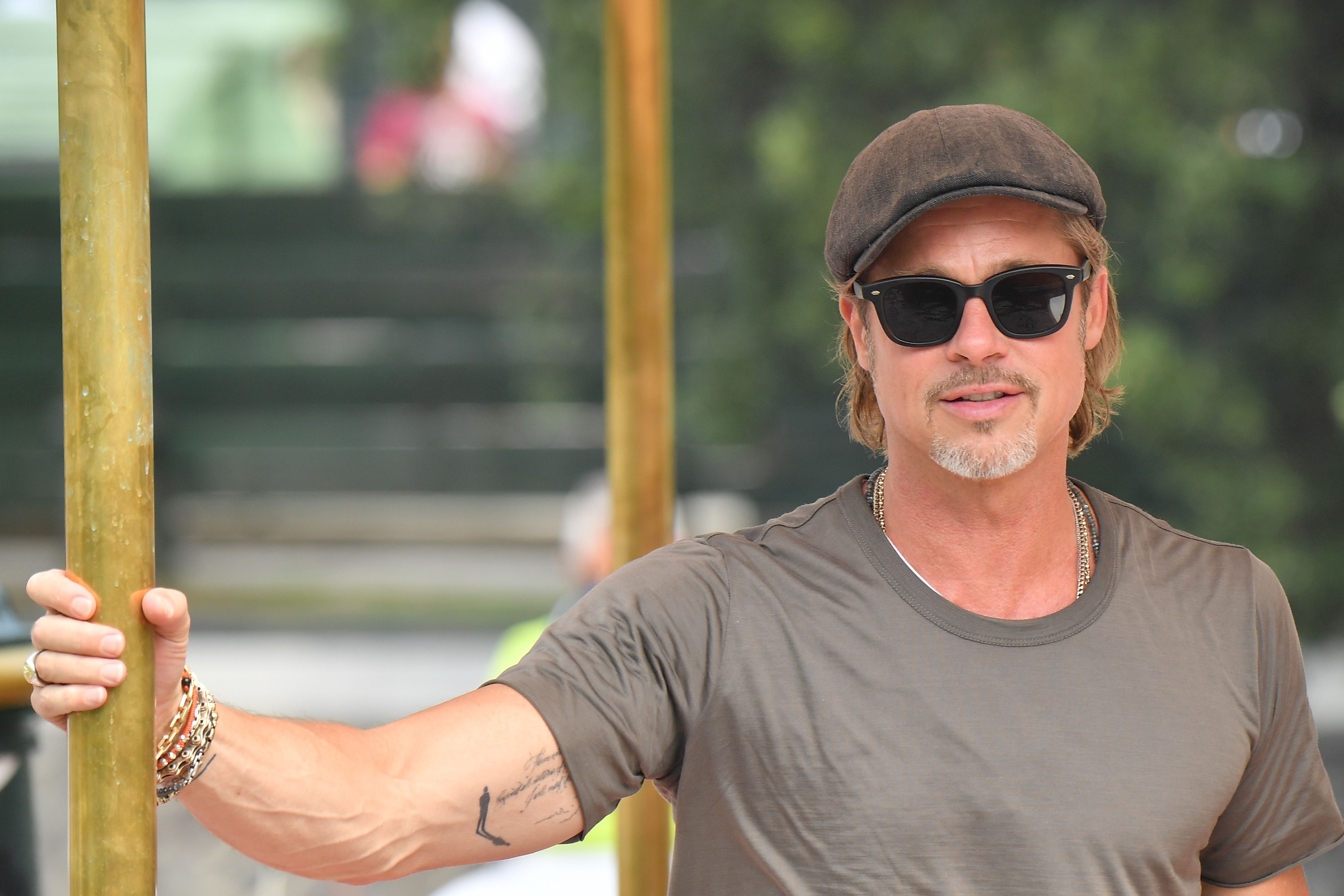 What Is Brad Pitt's New Arm Tattoo? The Meaning of His New Ink.