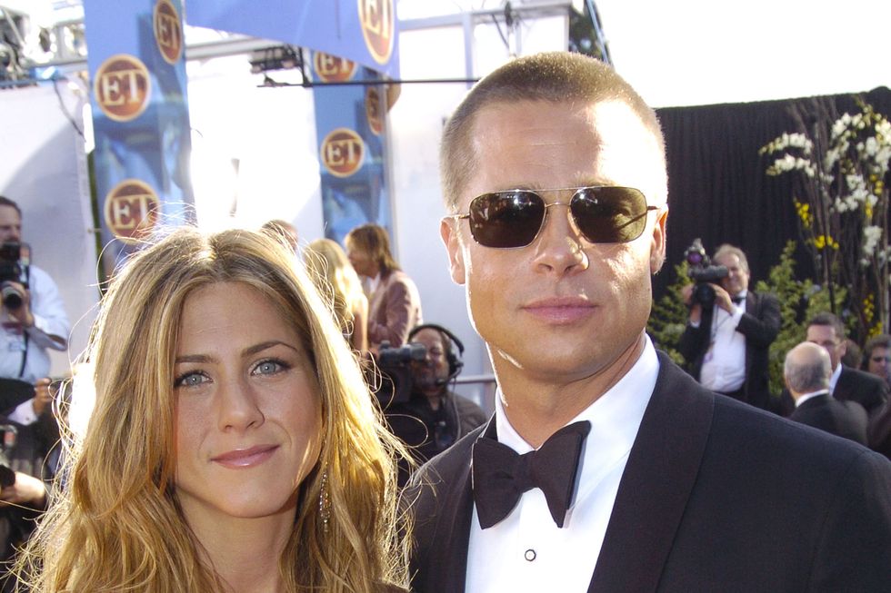 Brad Pitt und Jennifer Aniston bei den Emmys 2004