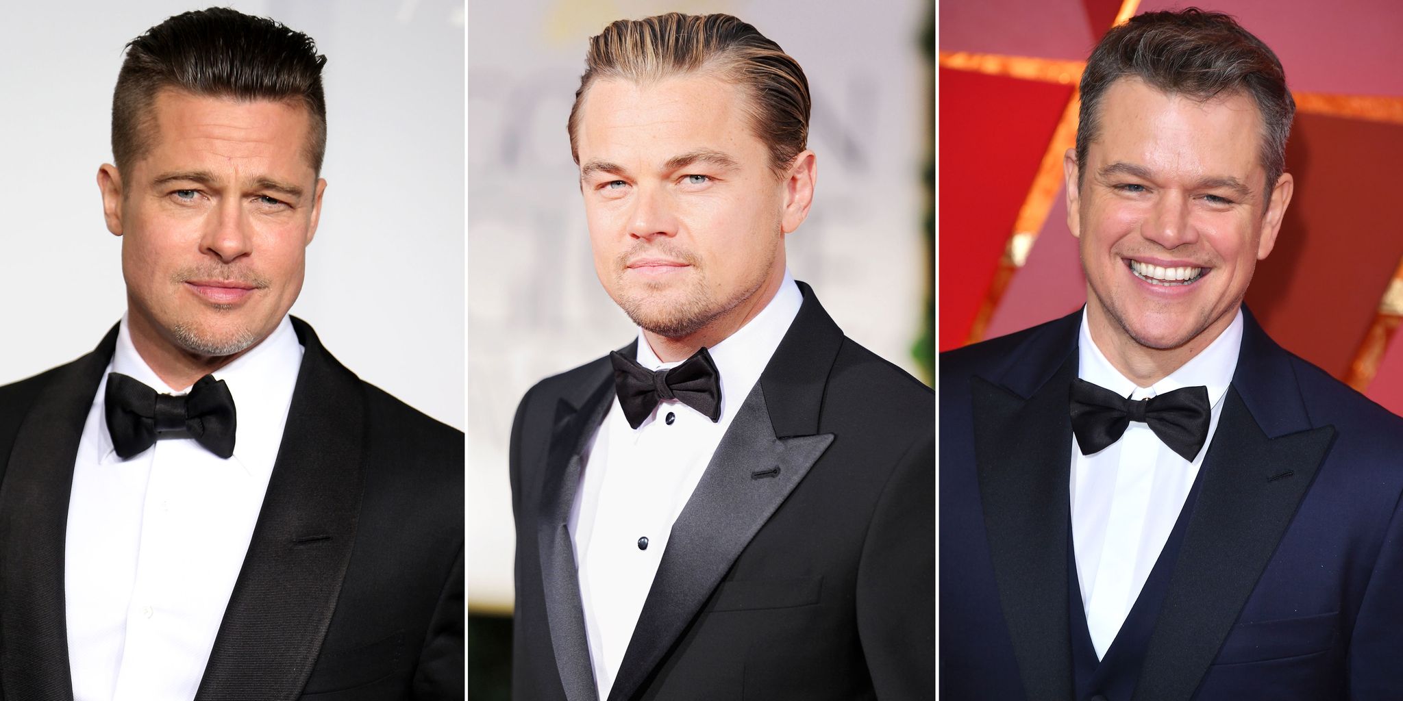 Brad Pitt, Leonardo DiCaprio and Matt Damon