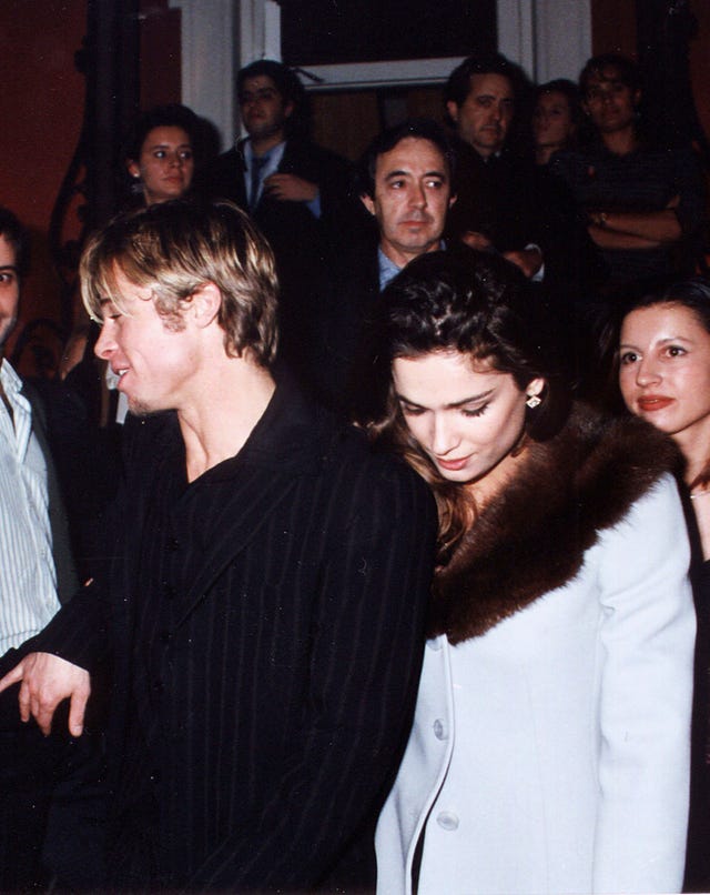 Brad Pitt y Mar Saura