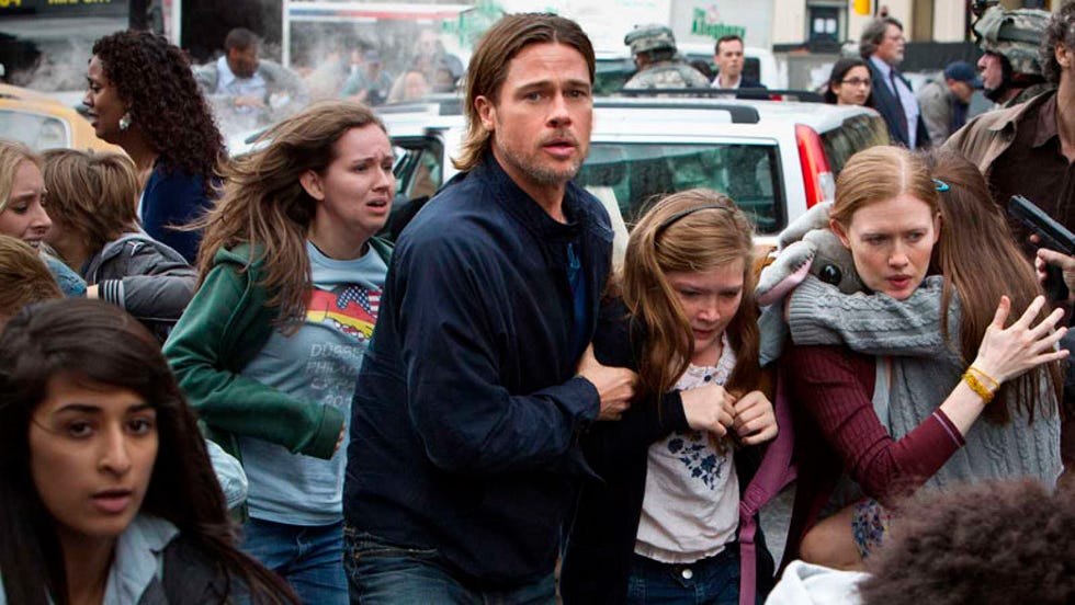 las mejores películas de brad pitt guerra mundial z