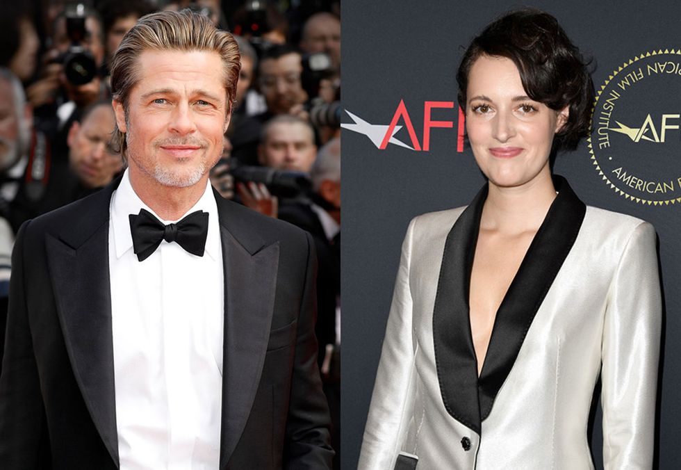 this story of brad pitt fangirling over phoebe waller bridge is amazing
