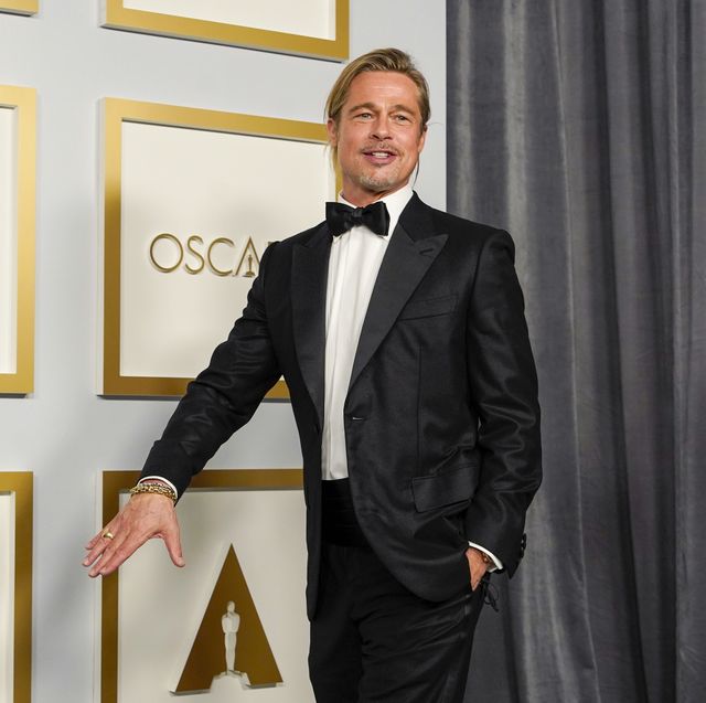 Brad Pitt's Oscars Ponytail Only Outdone by Yuh-Jung Youn's Speech