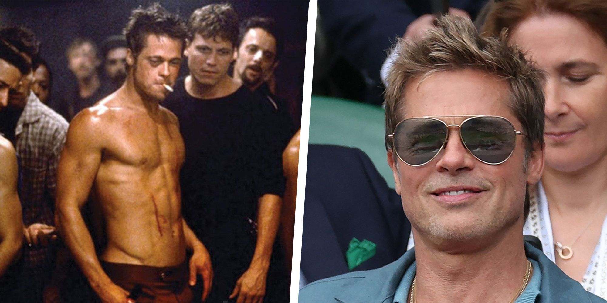 Brad Pitt Body Fight Club