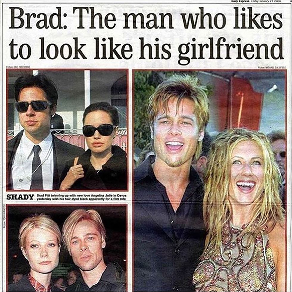 Brad Pitt and girlfriends