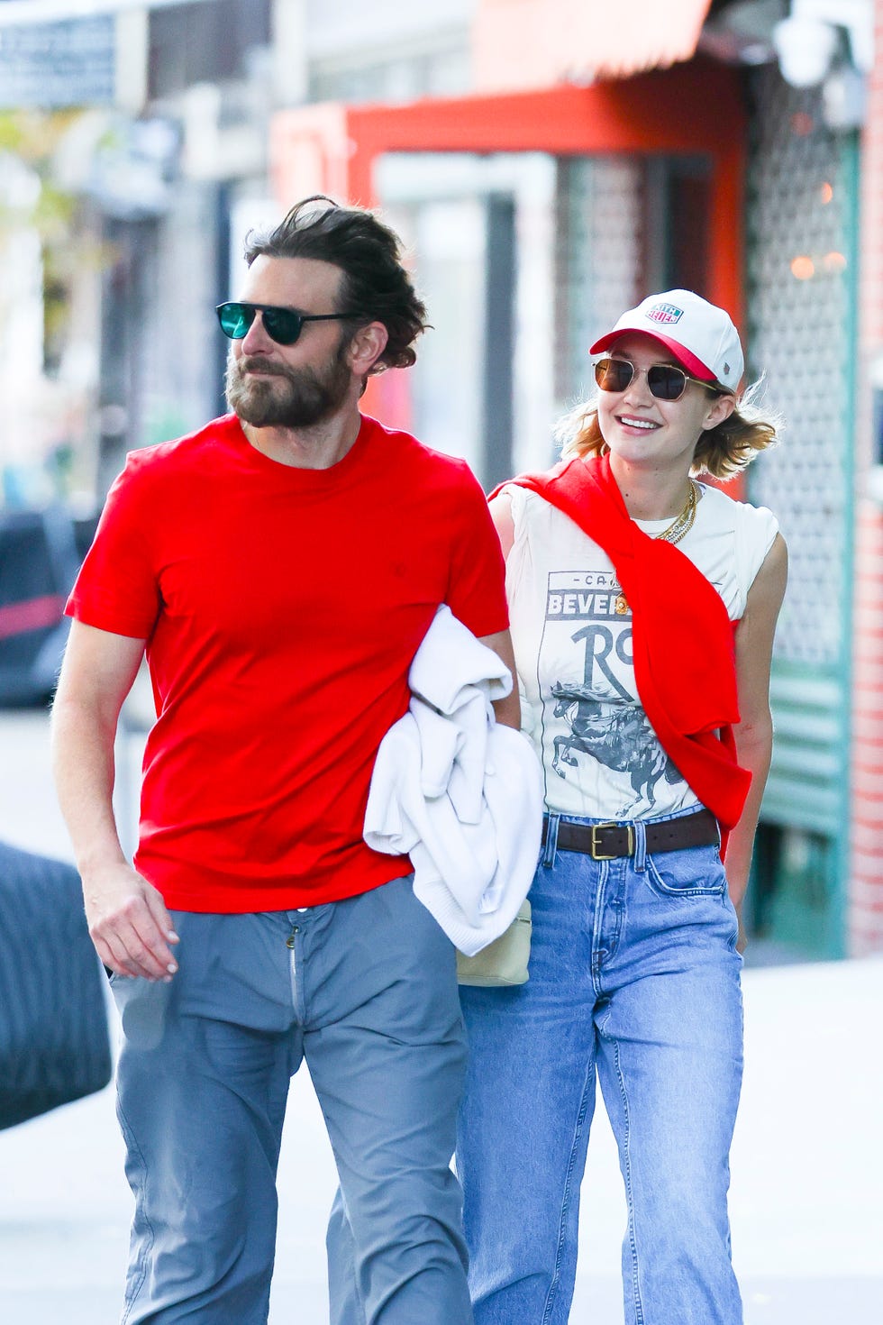 gigi hadid and bradley cooper in new york city on november 11, 2024