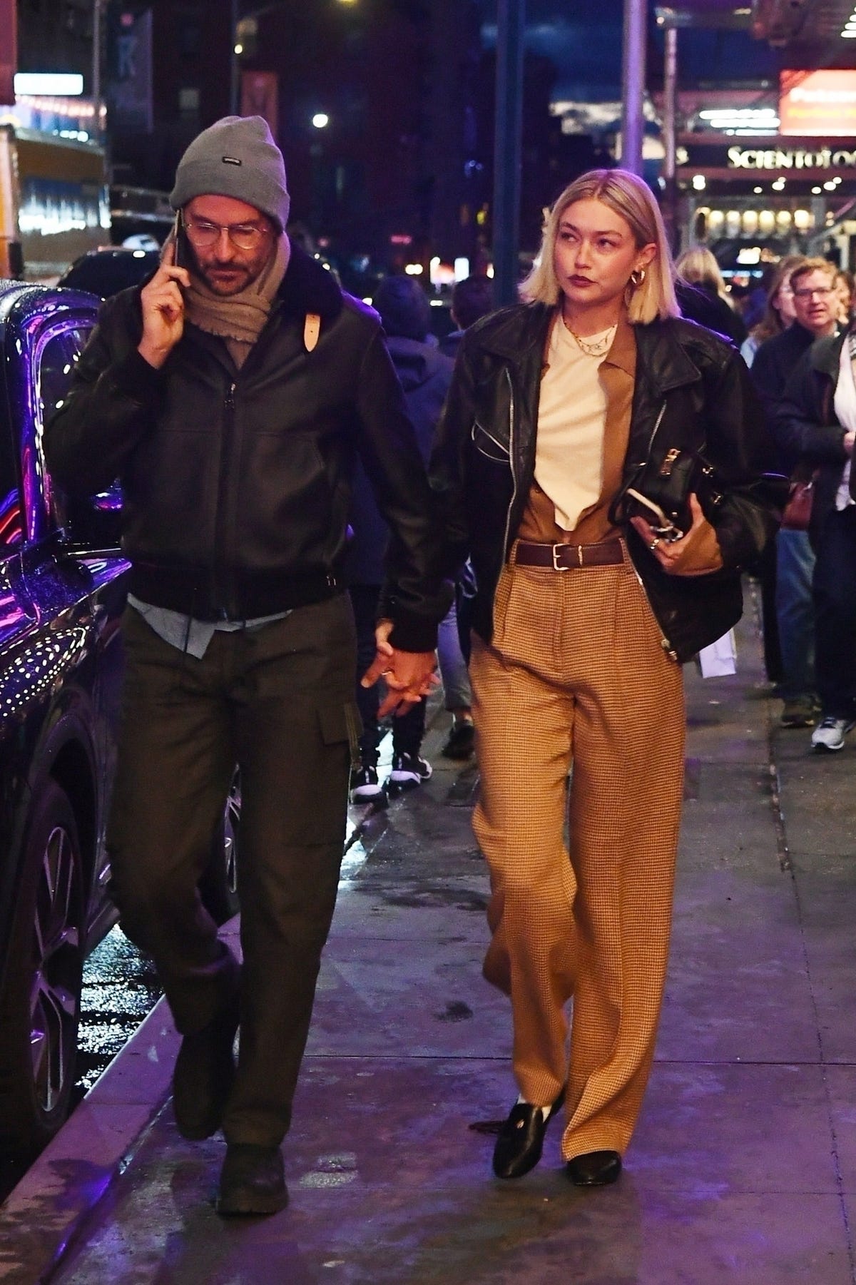 Gigi Hadid and Bradley Cooper Show How Couple Style Is Done on a Broadway Date Night in NYC