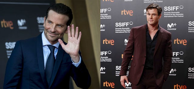 Chris Hemsworth y Bradley Cooper San Sebastian