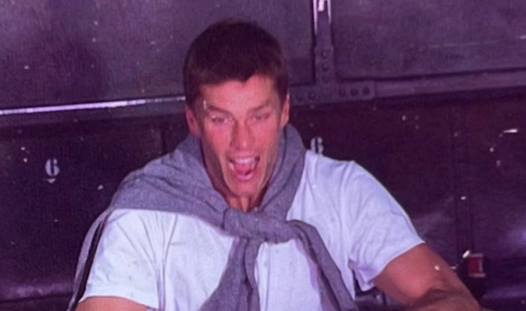 Tom Brady Looks Terrified in Photos at Disney World With Kids