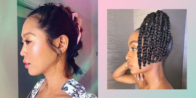 Natural Hair Style Minute  4 Easy Braid Styles 