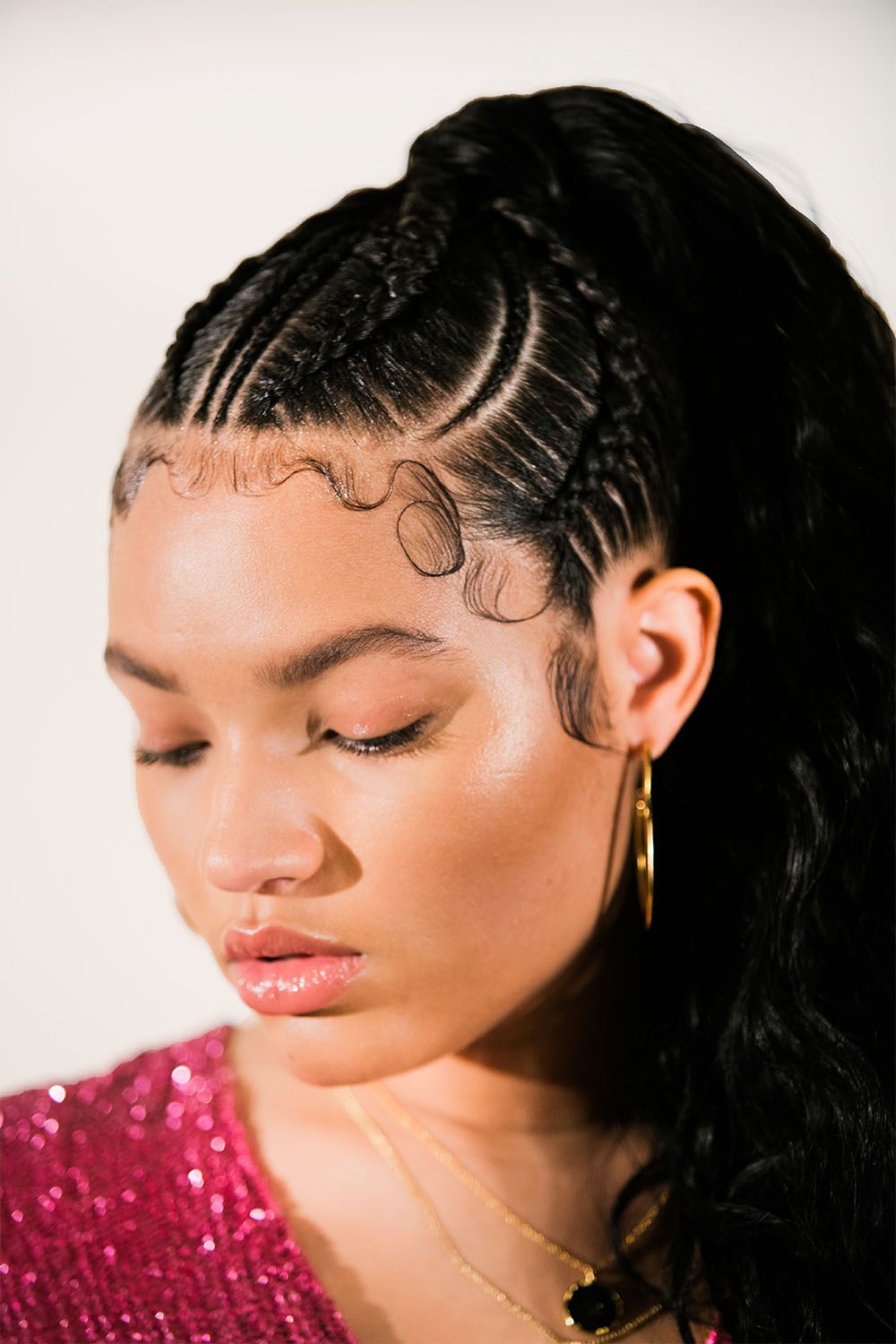 How to Create Braided Pony with Weave Hairstyle - Cosmo's The Braid Up