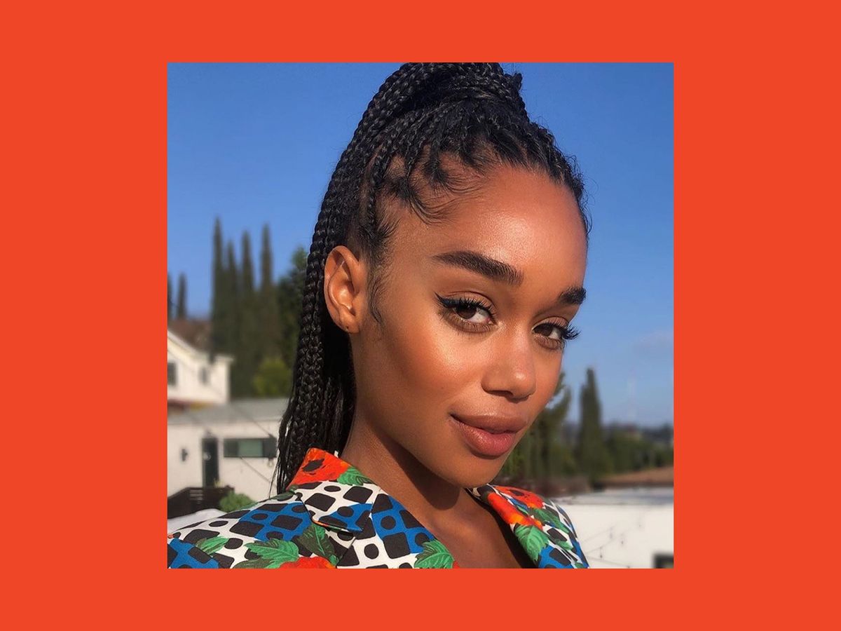 10 Stand-Out Ways to Part Your Box Braids  Box braids hairstyles for black  women, Brown box braids, Cornrows braids for black women