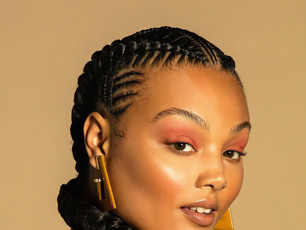 How to Create a Two-Into-One Freestyle Braided Hairstyle - Cosmo's