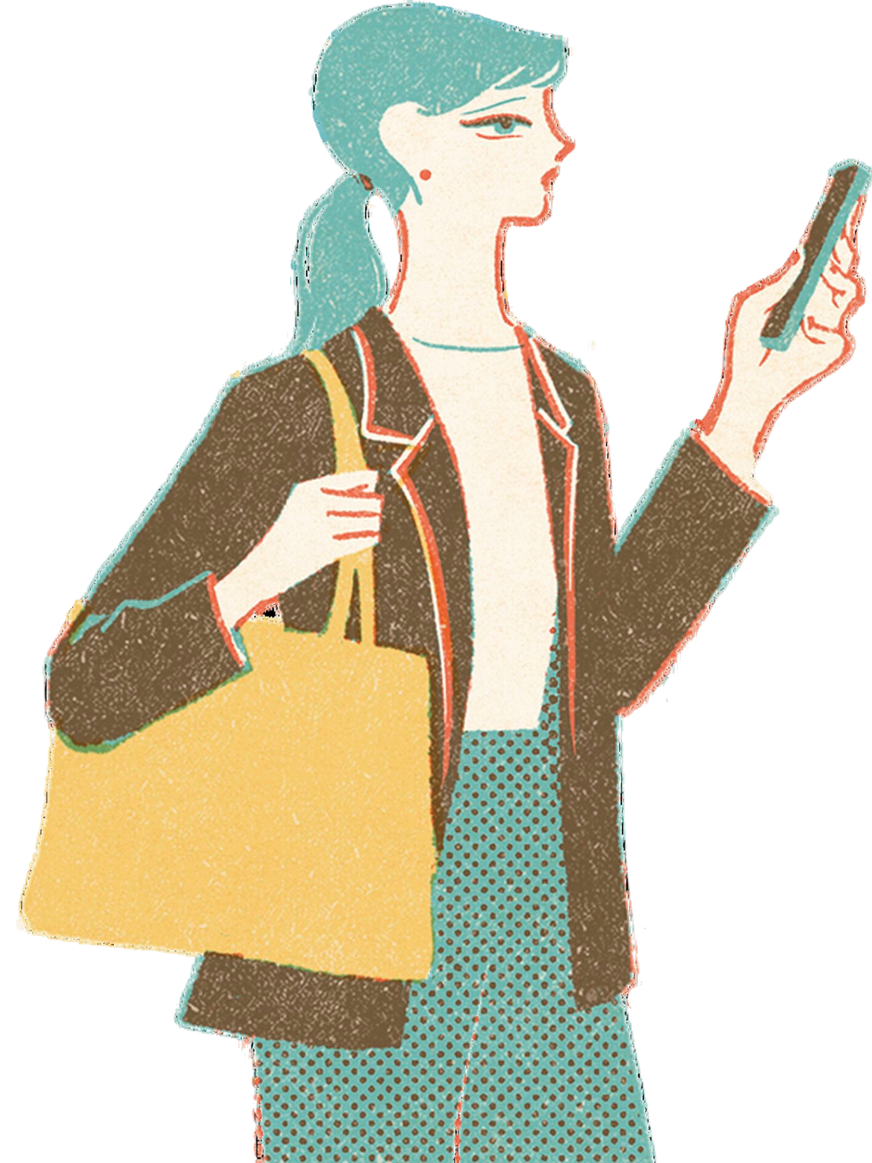 a person holding a smartphone