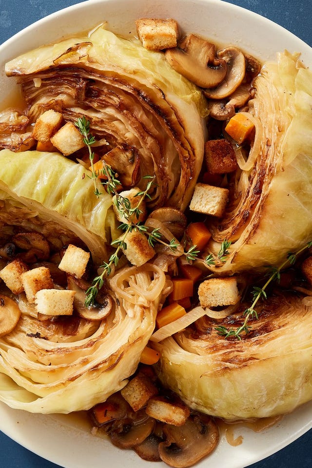beer braised cabbage