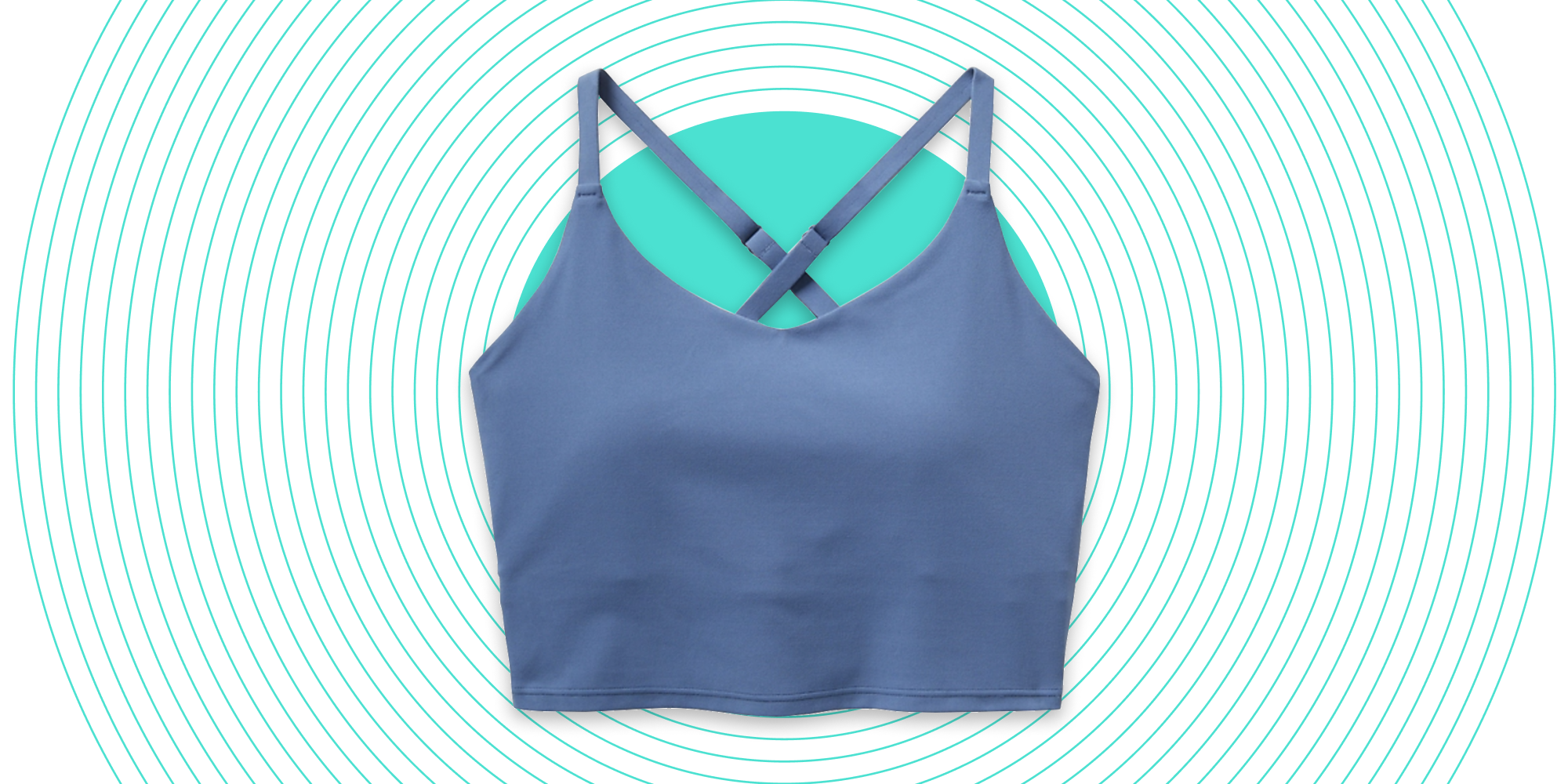Only ribbed seamless strappy bralette 3 piece co-ord in bright blue