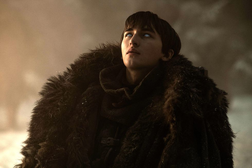 Isaac Hempstead Wright as Bran Stark, Game of Thrones, season 8 episode 3