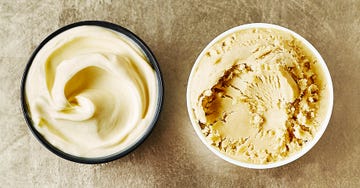 Food, Cream, Dish, Ingredient, Cuisine, Buttercream, Ice cream, Dairy, Cream cheese, Peanut butter, 