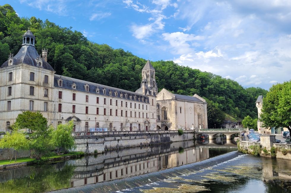 brantome abbey perigord vert france